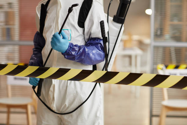 Professional Biohazard Cleanup technician working in Kyle, SD
